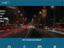 Tablet Screenshot of hamilton.bluebubbletaxi.co.nz