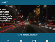 Tablet Screenshot of dunedin.bluebubbletaxi.co.nz